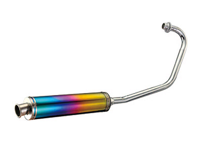 GN Modifed Roundtail Colorful Stainless Steel Muffler